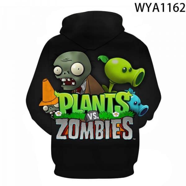 3D Printed Plants vs. Zombies Hoodies Sweatshirts Pullover