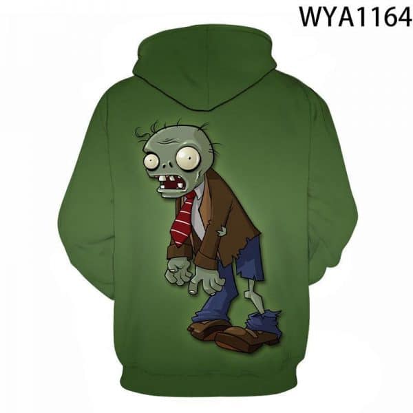 3D Printed Plants vs. Zombies Hoodies Sweatshirts Pullover