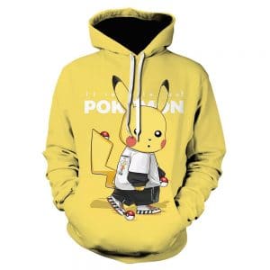 3D Printed Pokemon Hoodie - Anime Sweatshirt