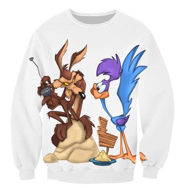 3D Printed Road Runner & Wile E Coyote Hoodies