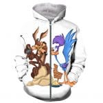 3D Printed Road Runner & Wile E Coyote Hoodies