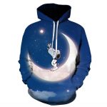 3D Printed Snoopy Digital Casual Hoodie Pullover Sweatshirt