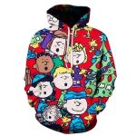 3D Printed Snoopy Digital Casual Hoodie Pullover Sweatshirt