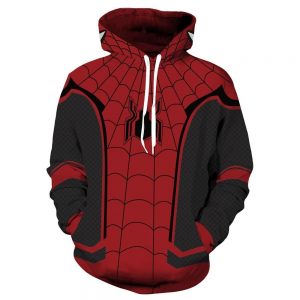 3D Printed Spider-Man Hooded Sweatshirts Hoodies