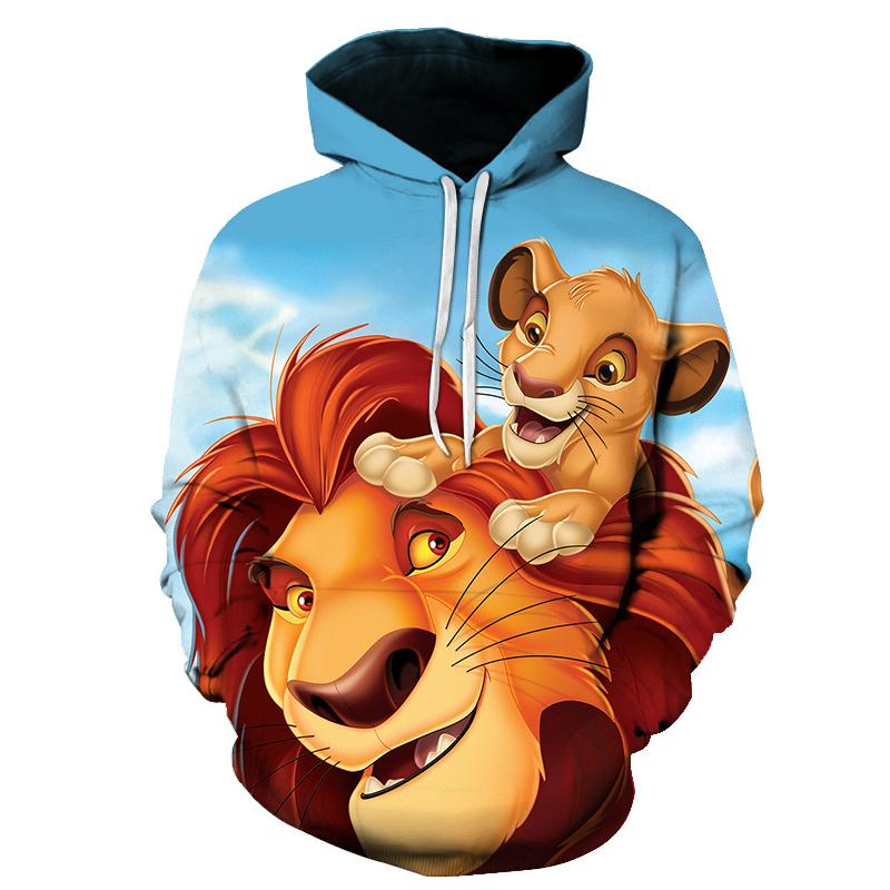 3D Printed The Lion King Hooded Sweatshirts Hoodie