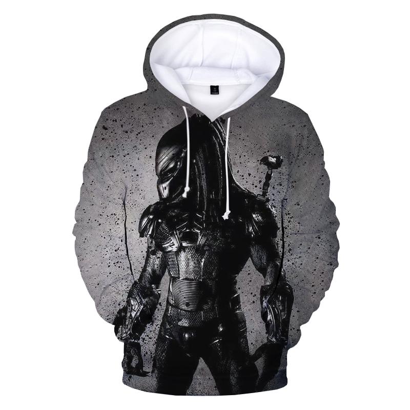 3D Printed The Predator Hoodie Sweatshirts - Fashion Casual Pullover