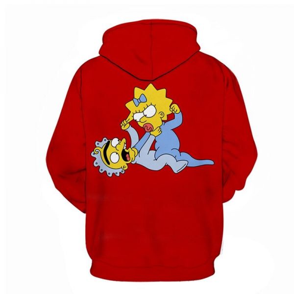 3D Printed The Simpsons Sweatshirt - Fashion Anime Hoodie Jacket