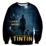 3D Printed Tintin Hooded Sweatshirts Pullovers