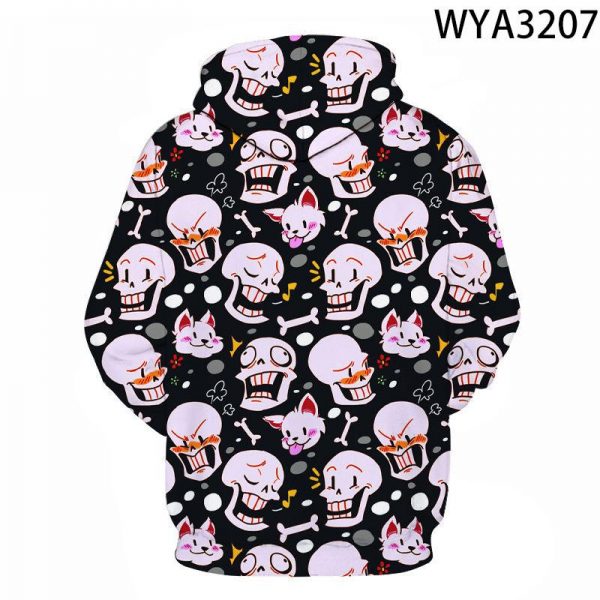 3D Printed Undertale Hooded Pullovers Sweatshirts Hoodies