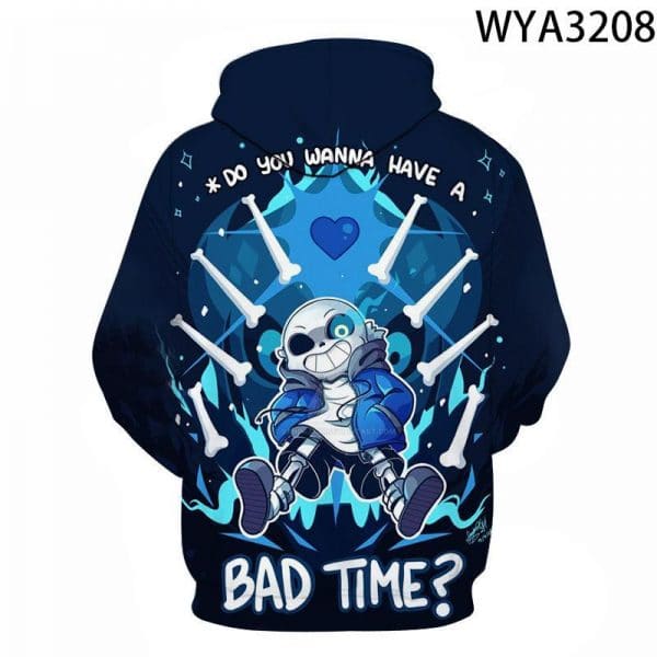 3D Printed Undertale Hooded Pullovers Sweatshirts Hoodies