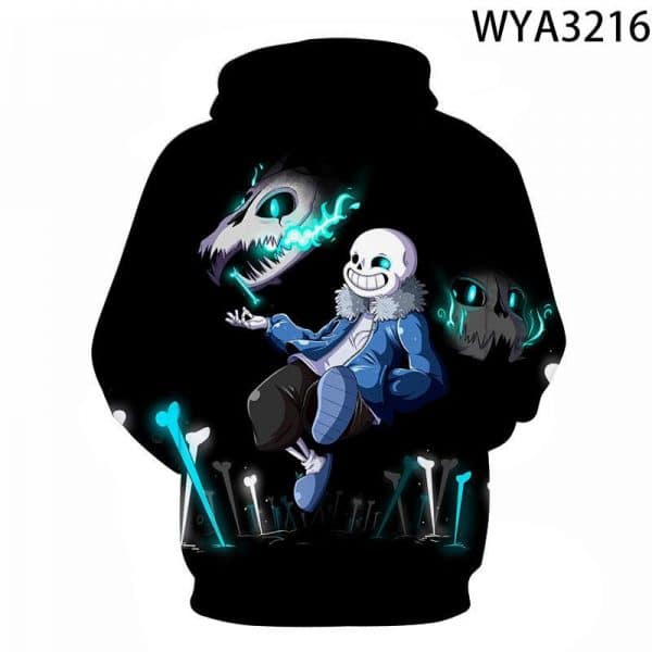 3D Printed Undertale Hooded Pullovers Sweatshirts Hoodies