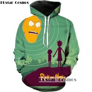 3D Rick and Morty Cartoon Hoodie