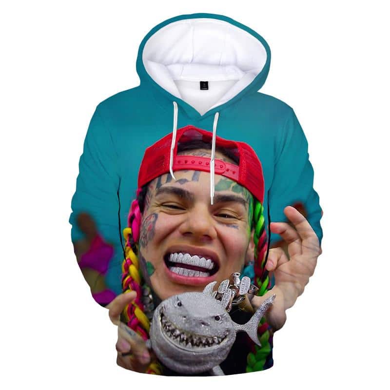 6ix9ine Gooba 3D Printed Hoodie Sweatshirts - Rapper Hip Hop Pullover