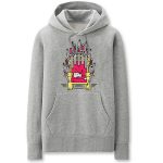 A Song of Ice and Fire Hoodies - Solid Color Cat Throne Cartoon Style Fleece Hoodie