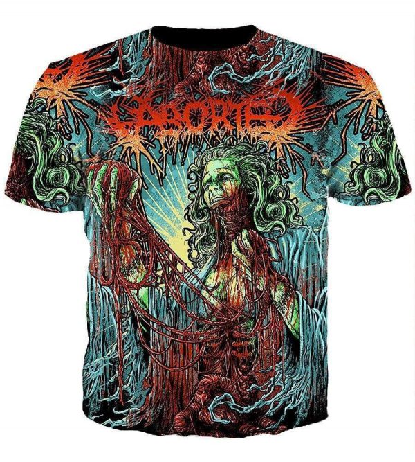 Aborted Hoodies - Pullover Red Hoodie