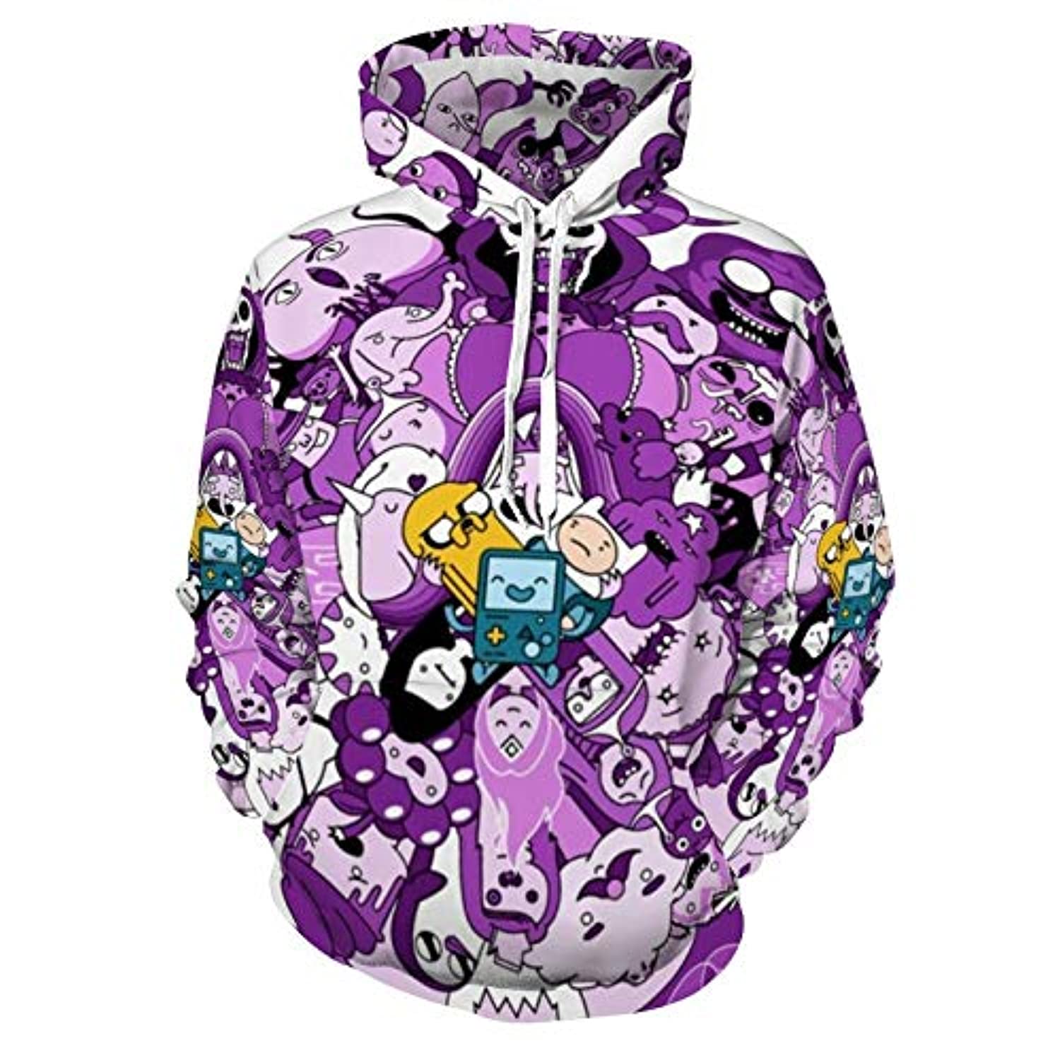 Regular Fit Hoodie - Blue/Adventure Time - Men