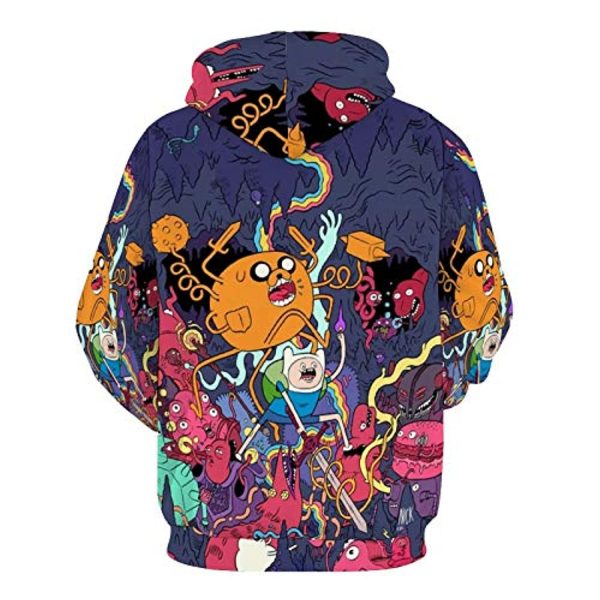 Adventure Time Hoodies - Finn Unisex 3D Pullover Hooded Sweatshirt