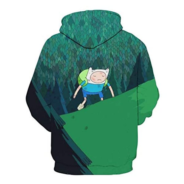 Adventure Time Hoodies - Finn Unisex 3D Pullover Hooded Sweatshirt