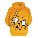 Adventure Time Hoodies - Jake Unisex 3D Pullover Hooded Sweatshirt