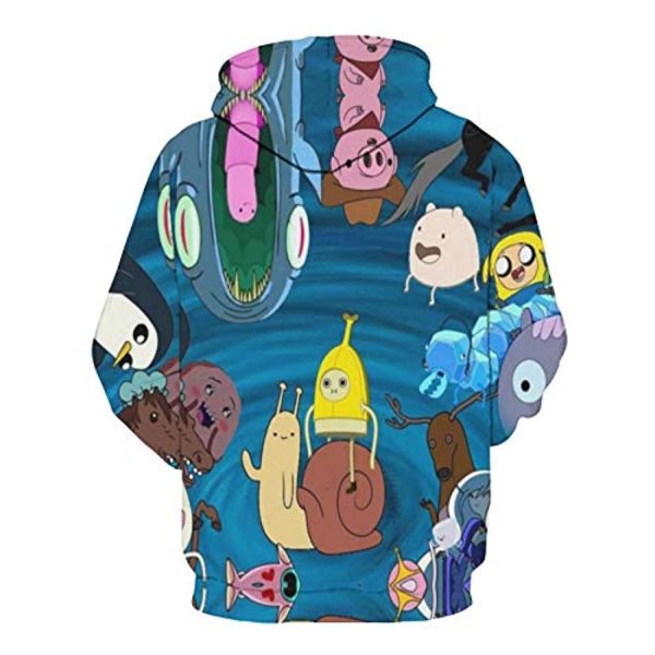 Adventure Time Hoodies - Unisex 3D Pullover Hooded Sweatshirt