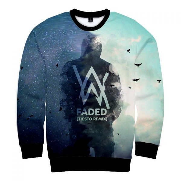 Alan Walker Hoodies - Light Blue Hoodie