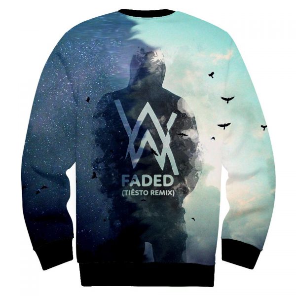 Alan Walker Hoodies - Light Blue Hoodie