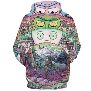Amazing Multiverse Matrix | Rick and Morty 3D Hoodie