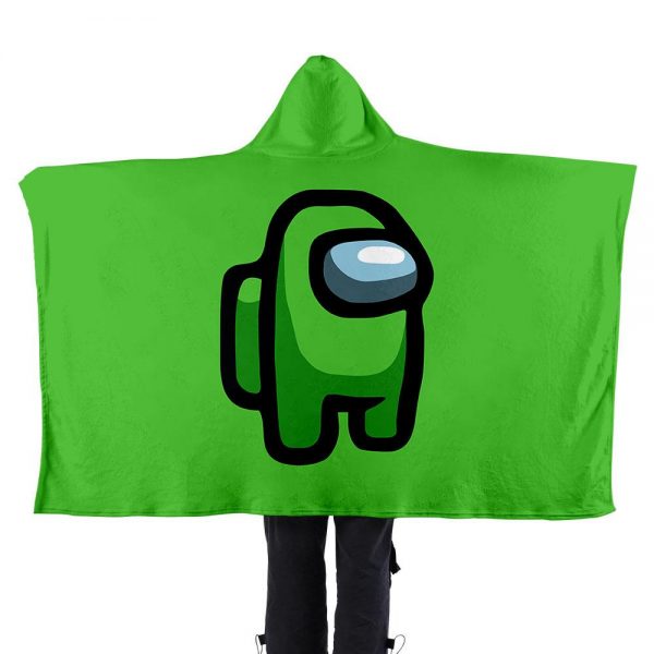 Among Us 3D Printed Flannel Hooded Blanket
