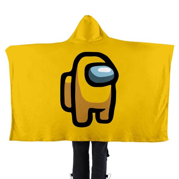Among Us 3D Printed Flannel Hooded Blanket