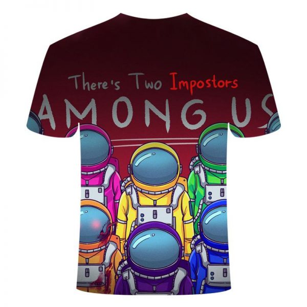 Among Us 3D Printed Round T-Shirt