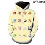 Animal Crossing 3D Printed Hoodies Sweatshirts Hooded Pullover