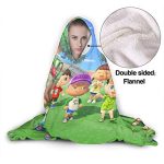 Animal Crossing Hooded Blanket - Wearable Plush Blanket Cozy Cape with Hood