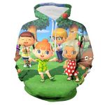Animal Crossing Hoodies - Unisex Novelty 3D Hooded Pullover Sweatshirt with Pockets