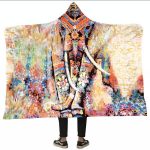 Animal Hooded Blankets - Animal Series Icon Elephant Fleece Hooded Blanket