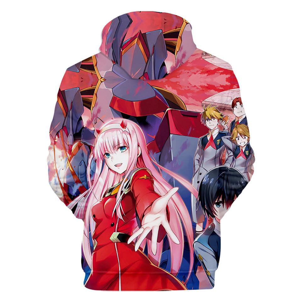 Anime 3D Hoodies - DARLING In The FRANXX Hooded Pullovers