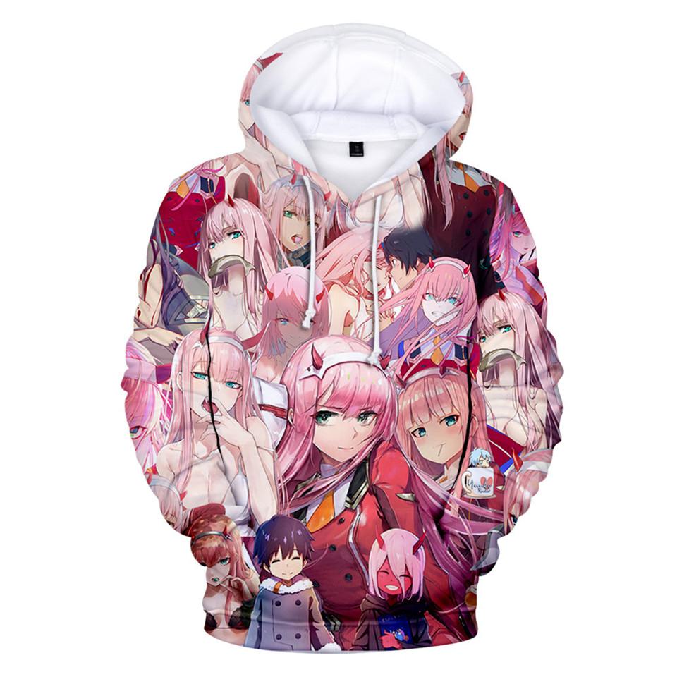 Anime 3D Hoodies - DARLING In The FRANXX Hooded Pullovers