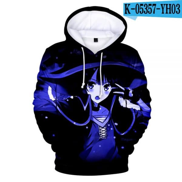 Anime 3D Hoodies - Megumin Konosuba Sweatshirts Sportswear