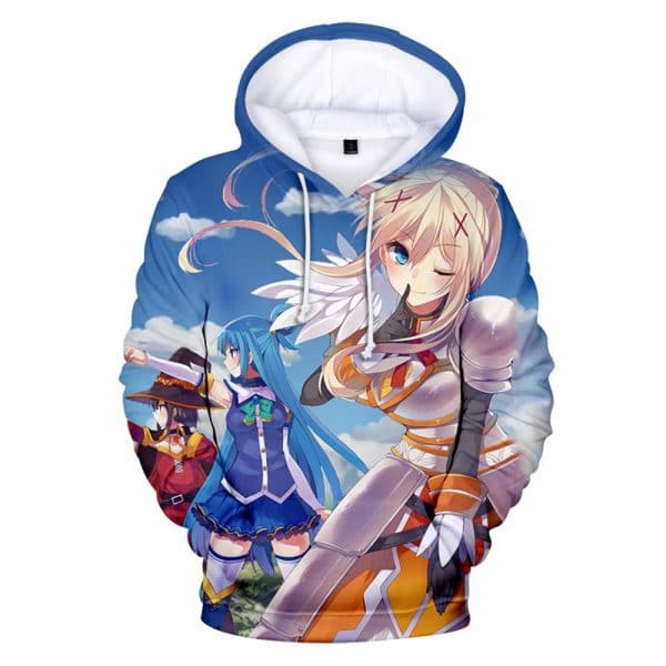 Anime 3D Hoodies - Megumin Konosuba Sweatshirts Sportswear