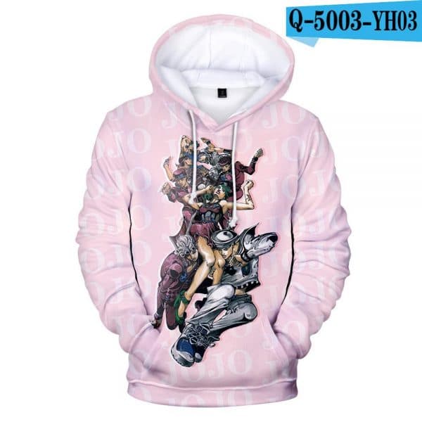 Anime 3D JOJO Bizarre Adventure Hoodie Sweatshirt