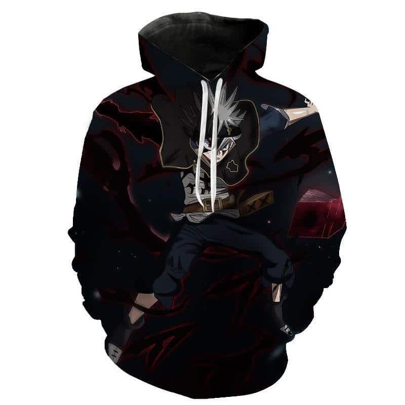 Anime 3D Printed Black Clover Pullover Hoodies