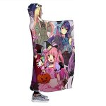 Anime Angel Beats Hooded Blanket - Fleece Flannel Wearable Super Soft Blanket