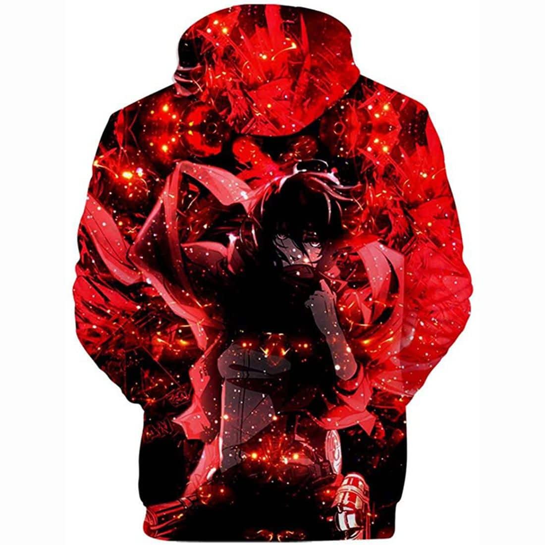 Anime Attack On Titan 3D Printed Unisex Hoodie Pullover Eren Mikasa Ackerman Cosplay Sweatshirt