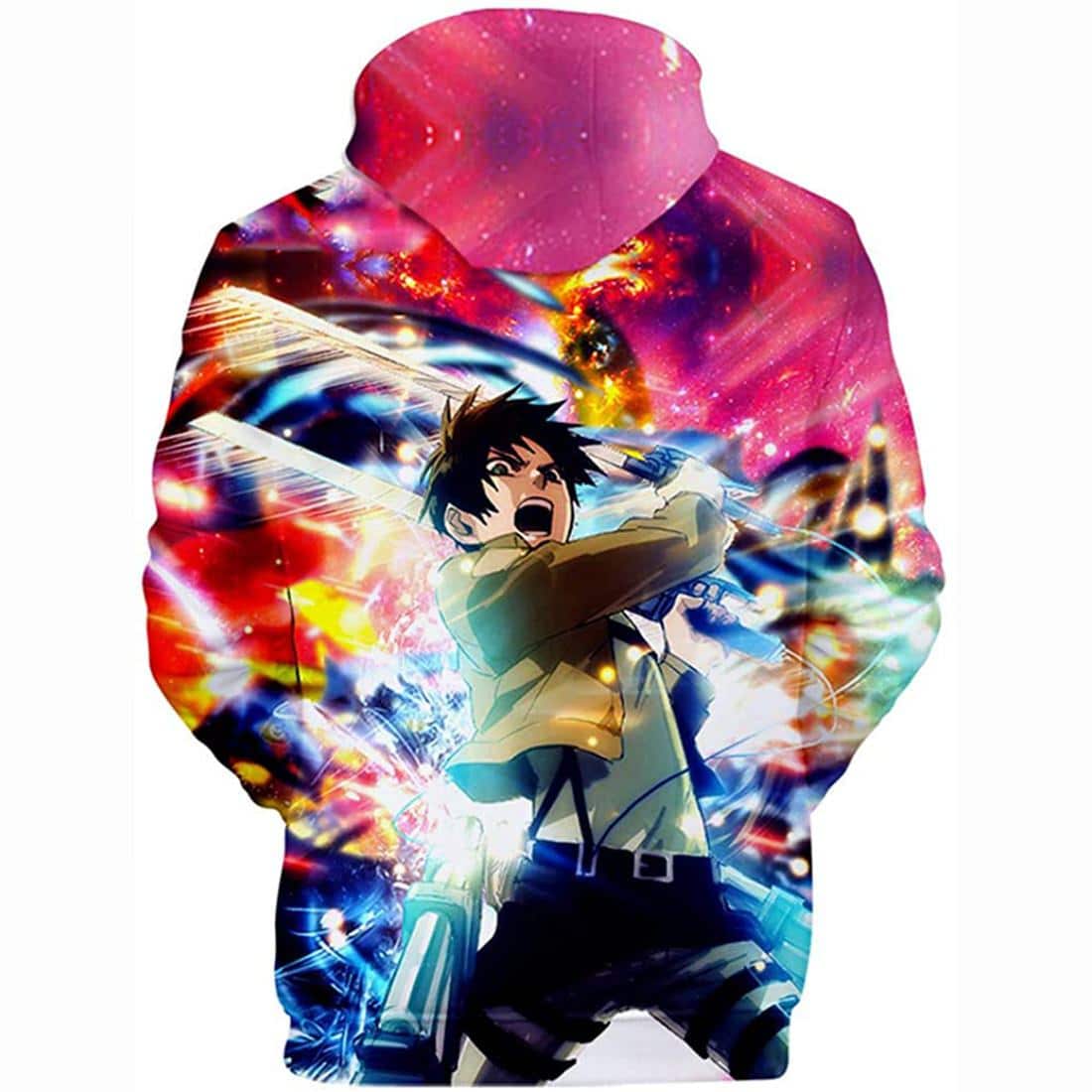 Anime Attack On Titan 3D Printed Unisex Hoodie Pullover Eren Mikasa Ackerman Cosplay Sweatshirt