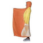Anime Attack On Titan Armin Arlert Orange Hooded Blanket
