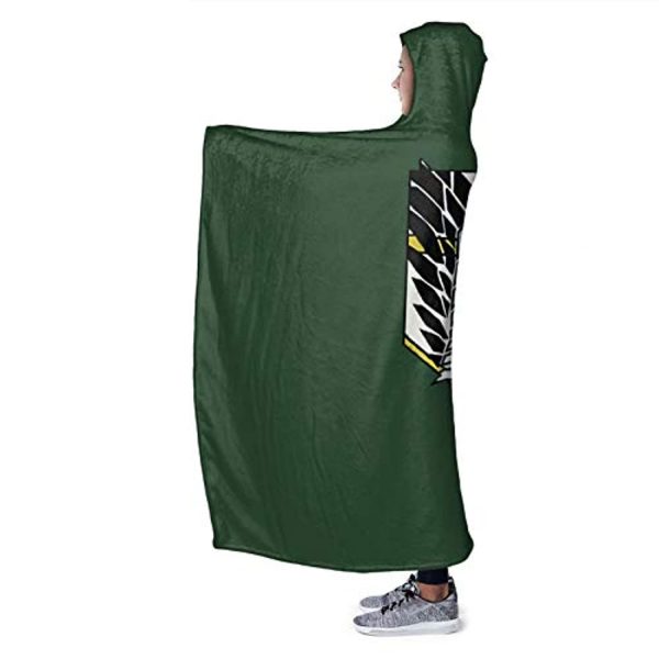 Anime Attack On Titan Hooded Blanket