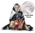 Anime Attack On Titan Hooded Blanket - Wearable Soft Throw Blanket