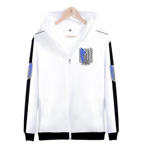 Anime Attack on Titan Zip Hoodie - Shingeki No Kyojin Sweatshirt