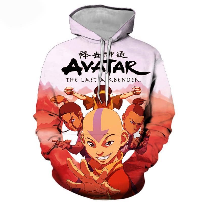 Anime Avatar The Last Airbender 3D Printed Casual Pullovers Hoodie