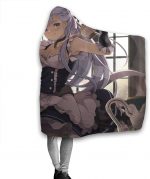 Anime Azur Lane Flannel Hooded Blanket - Throw Blanket