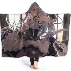 Anime Azur Lane Flannel Hooded Blanket - Throw Blanket